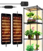 Barrina Luces de Cultivo Ultra Delgadas 20W Espectro Completo Paquete de 2