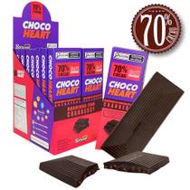 Barrinha de Chocolate 70% Cacau com Cranberry 16 Unidades Borússia Chocolates