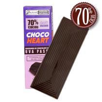 Barrinha de Chocolate 70% Cacau com Uva Passa Unidade Borússia Chocolates