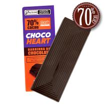 Barrinha de Chocolate 70% Cacau Unidade Borússia Chocolates