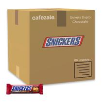 Barrinha Recheada Snickers Duplo Chocolate Kit 60 unid 42g Barrinha Recheada Snickers Duplo Chocolate Kit 60 unid 42g