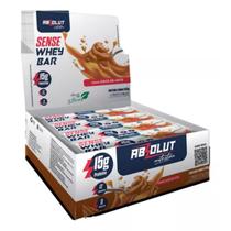 Barrinha Sense Whey Bar Caixa Com 12un 540g Absolut Nutrition Doce De Leite Barrinha Sense Whey Bar Caixa Com 12un 540g Absolut Nutrition Doce De Leite