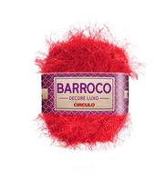 Barroco Decore Luxo Peludo Espessura N 6 Círculo 180 metros e 280 gramas Barbante para Crochê e Tricô