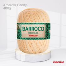 Barroco Maxcolor Cor Amarelo Candy Círculo n6 com 400g