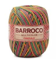Barroco Multicolor 4/6 200g Cor 9037 Frutare - Fio de Algodão para Crochê e Tricô