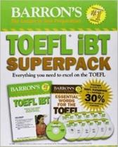 Barron's TOEFL Ibt Superpack - Two Books With CD-ROM And 10 Audio Cd's - Second Edition - Barron's Educational
