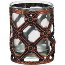 BARTON CASTIÇAL 7x6x6cm METAL COBRE