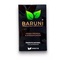 Baruni Pigmento Temporário Para Sobrancelha Preto