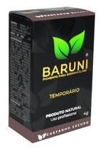 Baruni Pigmento Temporário Sobrancelha Castanho Escuro Henna