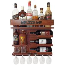 Barzinho Adega Parede - Bar Doce Bar - 54 X 51 Imbuia