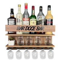 Barzinho de Parede - Bar Doce Bar - 54x28 - Imbuia