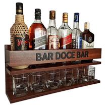 Barzinho De Parede - Bar Doce Bar - 60X26 Nova Imbuia - Co2Beer