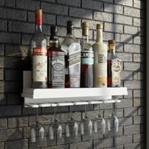 Barzinho de Parede - Bar Suporte Bebidas Suspenso - Decoração Sala Casa Área de Festas Modelos:Sem Frase Cor Branca Barzinho de Parede - Bar Suporte Bebidas Suspenso - Decoração Sala Casa Área de Festas Modelos:Sem Frase Cor Branca