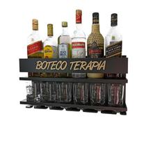 Barzinho De Parede - Boteco Terapia - 54X28 - Preto - Co2Beer