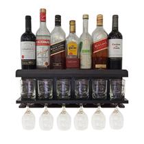 Barzinho De Parede Compacto Porta Copos Porta Taças Pr