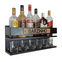 Barzinho De Parede Tema Barzinho Medidas 60 X 26 Cor Preto