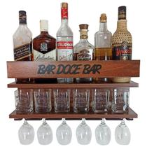 Barzinho de Parede Whisky Gin Vodka Bacardi Bar Doce Bar Im