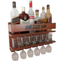 Barzinho De Parede Whisky Gin Vodka Bacardi Bar Doce Bar Im - Co2Beer