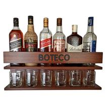 Barzinho para Sala Barzinho de Parede - Boteco - Imbuia
