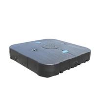 Base 150 Litros p/ Ombrelone Tulum ou Belize Rivatti em HDPE (Polietileno) c/ Rodízios e Suporte Aço