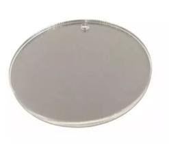 Base 6cm Com 1 Furo Redonda Acrílico Chaveiro Medalha 20pcs