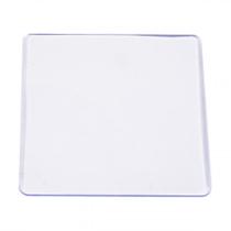 Base Acrílica 4x4 Sem Borda Quadrada Para Biscuit Artesanato 100 Peças