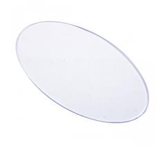 Base Acrílica Oval 30 Uni 14x8 + 15 Uni 10x6+ 15 Uni 8x5 S/ Borda Transparente