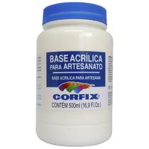 Base Acrilica Para Artesanato Corfix 500ml Base Acrilica Para Artesanato Corfix 500ml