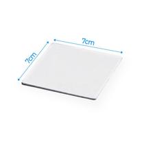 Base Acrílica Quadrada 7 X 7 Cm Transparente C/6 Base Acrílica Quadrada 7 X 7 Cm Transparente C/6