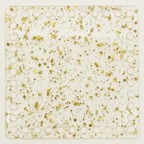 Base Acrílica Quadrada Decorada para Crochê - 15cm