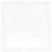 Base Acrílica Quadrada para Crochê - 3mm Base Acrílica Quadrada para Crochê - 3mm