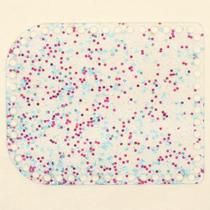 Base Acrílica Retangular Decorada para Crochê - 22x18cm