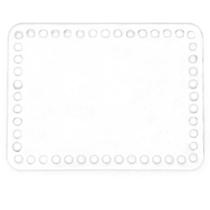 Base Acrílica Retangular para Crochê - 20x15