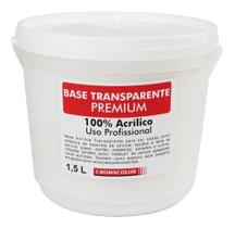 Base Acrílica Transparente Premium Cromacolor 1,5l