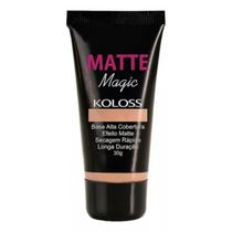 Base Alta Cobertura Efeito Matte Magic Koloss Make Up Cor 50