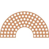 Base Arco Iris Mdf Crochê Fio De Malha 18cm - 4 Unidades