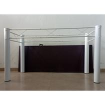 Base Armação Perna Branca Aço Para Mesa Pedra Granito Vidro Madeira 150x80 Base Armação Perna Branca Aço Para Mesa Pedra Granito Vidro Madeira 150x80