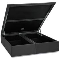 Base Baú Camurça Super King 193x203x39cm Ortobom Cinza Base Baú Camurça Super King 193x203x39cm Ortobom Cinza