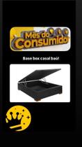 Base baú casal material sintético Base baú casal material sintético