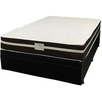 Base Baú em material sintético com Colchão Bio Classic Casal com Molas Ensacadas Bio Flex 67x188x138cm Cor Preto Base Baú em material sintético com Colchão Bio Classic Casal com Molas Ensacadas Bio Flex 67x188x138cm Cor Preto