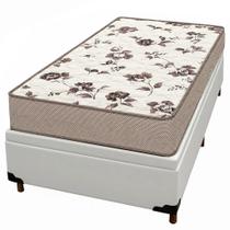 Base Baú em material sintético com Colchão Physical Mega Resistente Solteiro 88x188x58cm Ortobom Cor Branco Base Baú em material sintético com Colchão Physical Mega Resistente Solteiro 88x188x58cm Ortobom Cor Branco