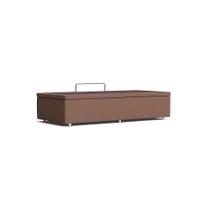Base Baú Fashion Nob 88CM Solteiro Camurça Madeira Cream Ortobom Base Baú Fashion Nob 88CM Solteiro Camurça Madeira Cream Ortobom