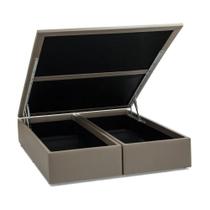 Base Baú Physical Bege Queen (158X198X39) - Ortobom Base Baú Physical Bege Queen (158X198X39) - Ortobom
