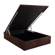 Base Baú Physical Camurça Casal 138x188x39cm Ortobom