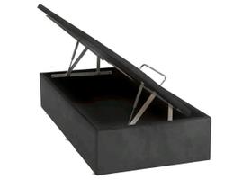 Base Baú Physical Camurça Cinza Solteiro 39x88x188 - Ortobom Base Baú Physical Camurça Cinza Solteiro 39x88x188 - Ortobom