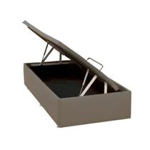 Base Baú Physical Camurça Solteiro 88x188x39cm Ortobom Bege