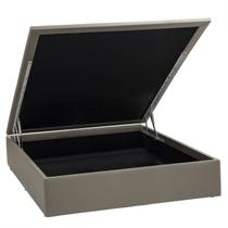 Base Baú Physical material sintético Casal 138x188x39cm Ortobom