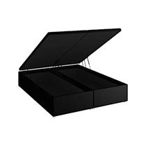 Base Baú Sommie Camurça Preta Da Ortobom