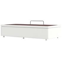 Base Baú Sommier Solteiro em material sintético 48x188x88cm Ortobom Cor Branco