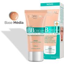 Base BB Cream Hidratante L'Oréal Paris Efeito Matte Cor Média FPS 50, 30ml